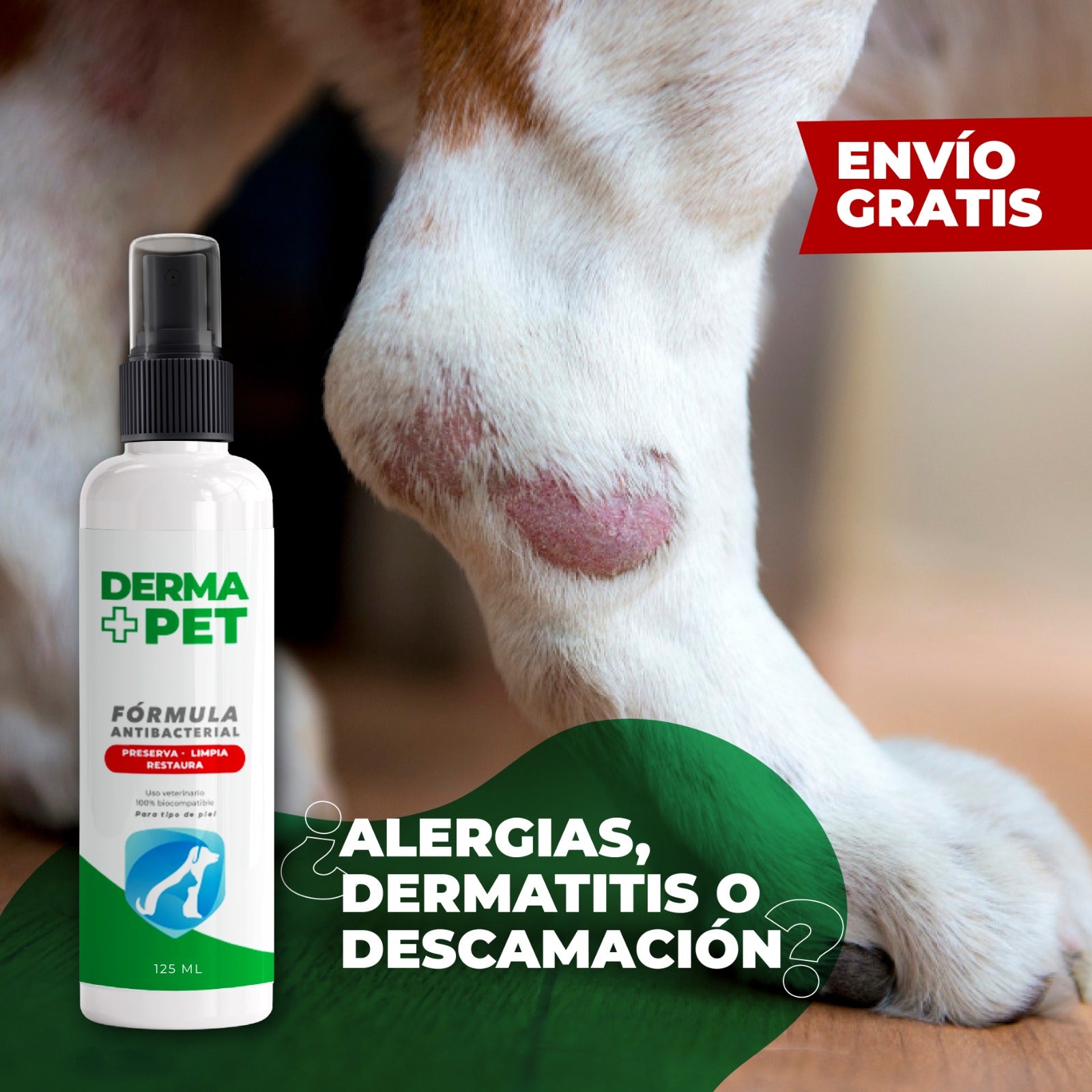 DERMAPET 250ML + ENVIO GRATIS